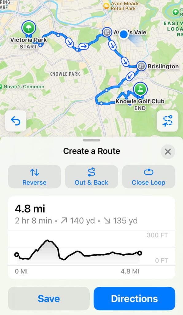 Create a Route option