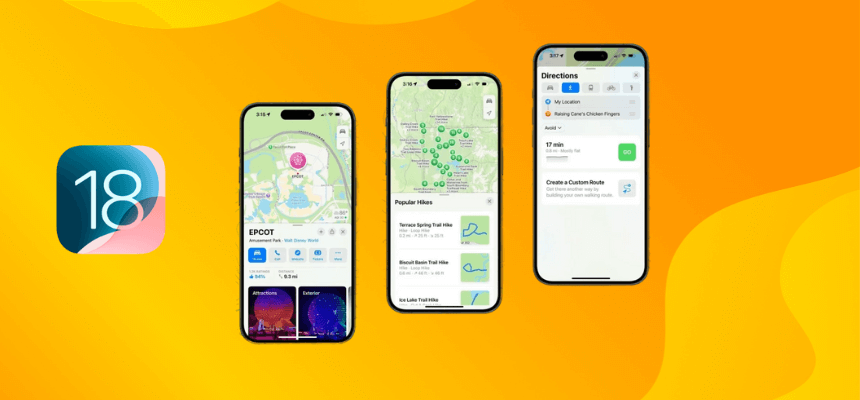 Apple Maps iOS 18