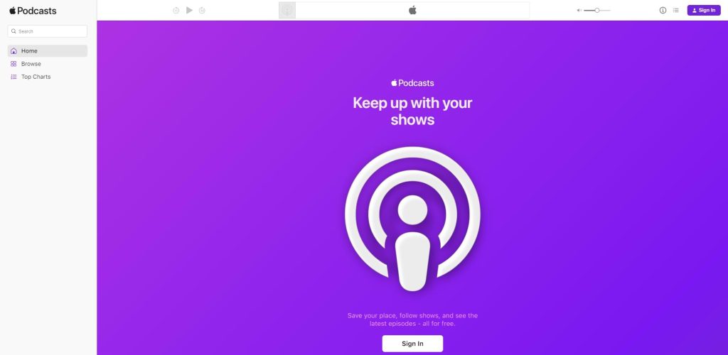 Apple Podcasts on Web