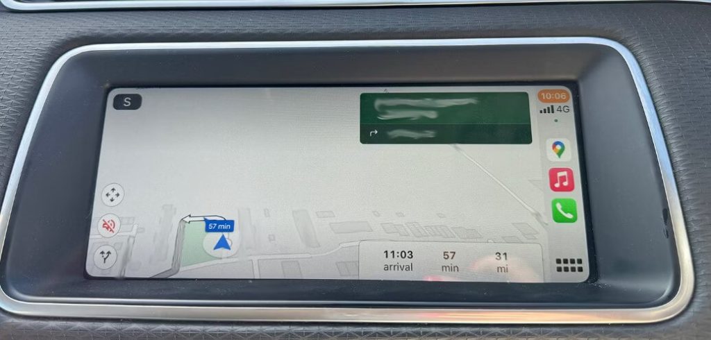 Choose Google Maps in CarPlay