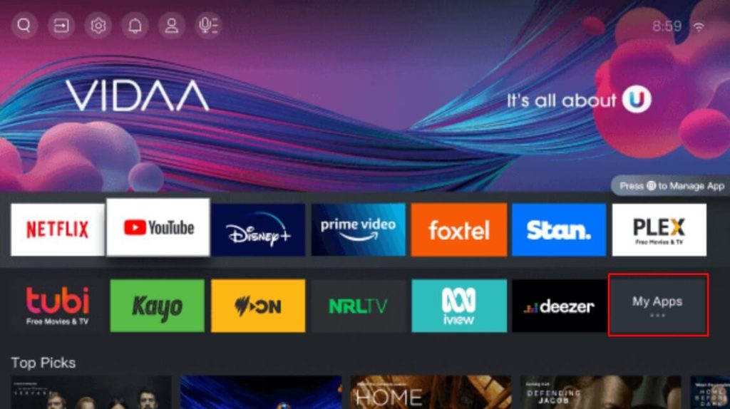 Hisense VIDAA Smart TV