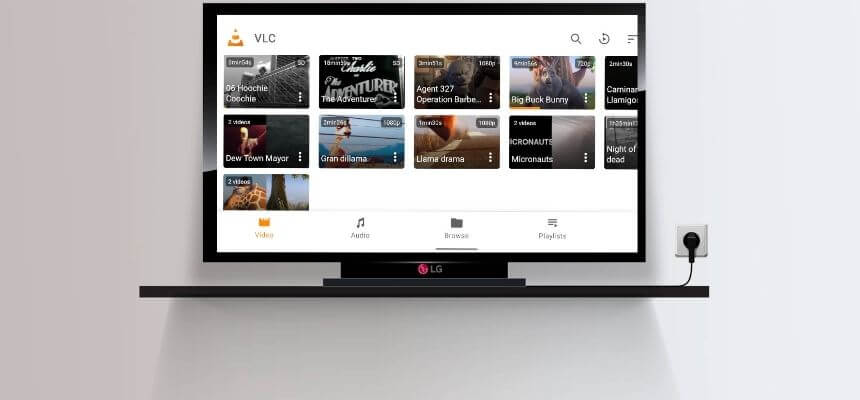 VLC on LG TV