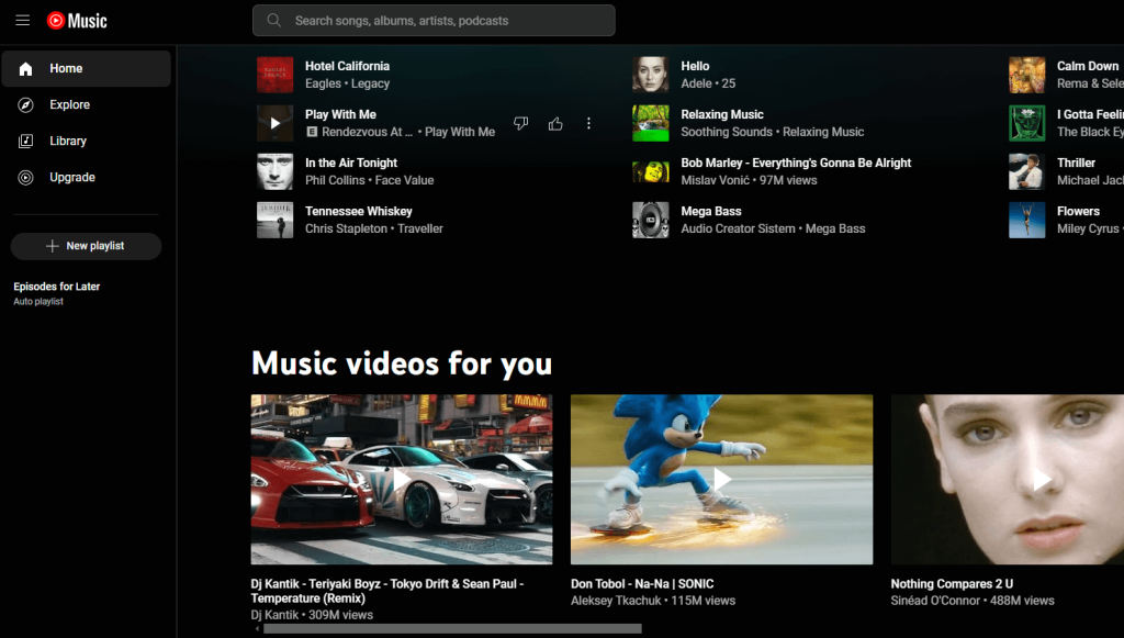 YouTube Music on LG TV - Visit the website