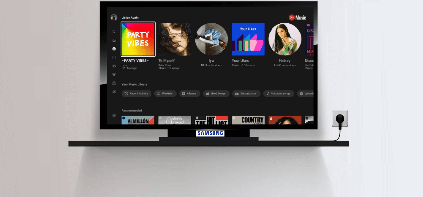 YouTube Music on Samsung Smart TV