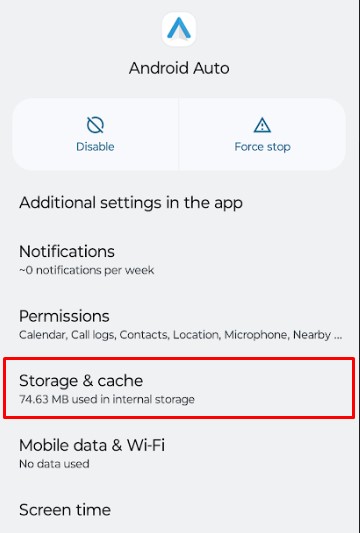 Click Storage & cache