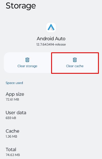 Click Clear Cache