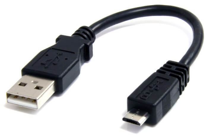 USB A to Micro USB cable