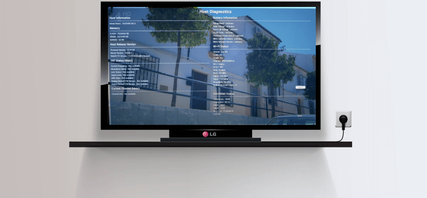 LG TV Service Menu