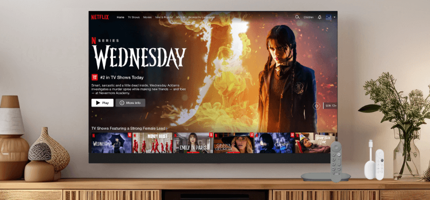 Netflix on Google TV
