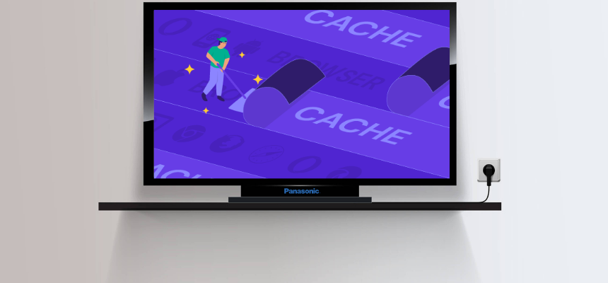 How to clear cache on Panasonic TV